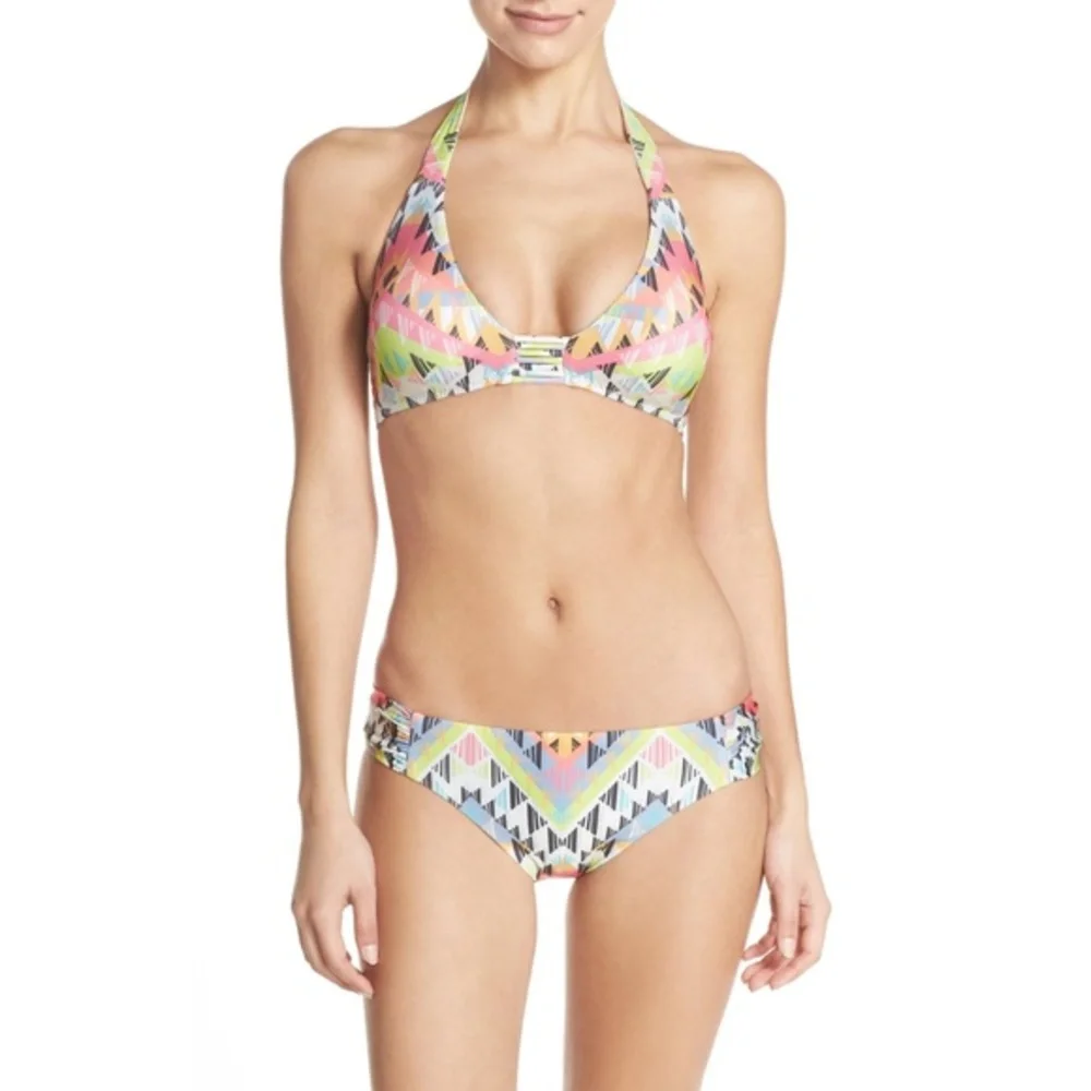 NWT Nordstrom Becca Cayenne Halter Bikini Top